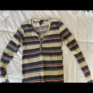 urban outfitters striped long sleeve shirt!